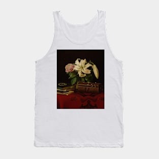 Still Life On A Lady’s Worktable by Ferdinand von Wright Tank Top